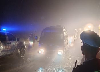 Jalan lintas Sidikalang - dolok sanggul tepatnya di Parbuluan IV Kabupaten Dairi, Minggu (13/11/2022) sudah bisa dilalui oleh pengguna jalan