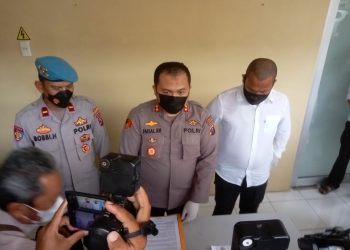 Konferensi Pers Polres Pelabuhan Belawan