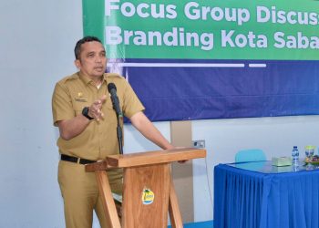 Pj Wali Kota Sabang, Reza Fahlevi ketika membuka Forum Group Discussion (FGD) Branding Kota Sabang yang digelar Dinas Pariwisata Kota Sabang