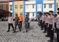 Polres Pangkalpinang bersama Pemerintah Kota dan TNI menggelar apel kesiapsiagaan Penanggulangan bencana Hidrometeorologi Kota Pangkalpinang