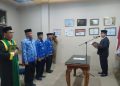 Pengambilan sumpah pejabat tersebut dilakukan di ruang rapat sekda Aceh Barat