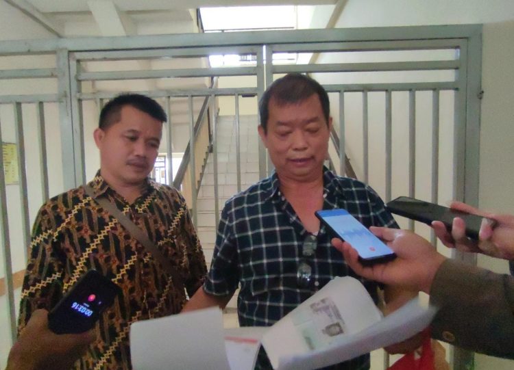 Terdakwa Muksin kembali jalani persidangan di Pengadilan Negeri (PN) Palembang, dengan agenda keterangan saksi korban dari JPU