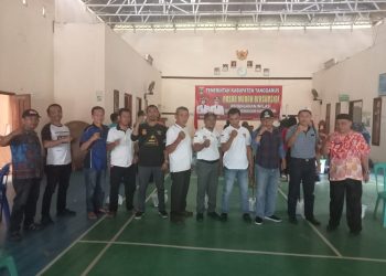 DPD LPKNI Tanggamus Mendampingi Dinas Koperasi, Usaha Kecil dan Menengah Perindustrian Perdagangan (KopUMKPerindag) Kabupaten Tanggamus dalam Kegiatan pagelaran Pasar Murah