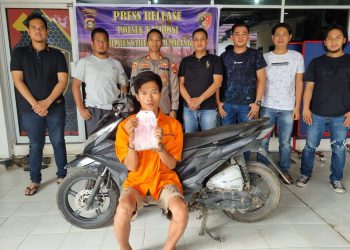 Unit Reskrim Polsek Kalidoni meringkus satu orang dari tiga pelaku pencurian kendaraan motor (Curanmor) di Jalan Mayor Zen lorong Sukarami Kelurahan Sei Selayur Palembang