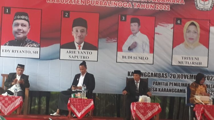 Pemilihan Kepala Desa karang Gambas kecamatan Padamara kabupaten purbalingga