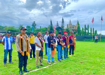 Acara Penutupan/Clossing Ceremony pada turnamen SMAK CUP III bertempat di Lapangan Sepak Bola Wolosambi, Desa Sawu, Kecamatan Mauponggo