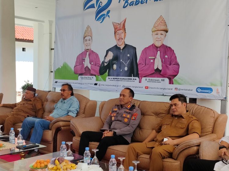 Kegiatan Coffee Morning di Rumdin Bupati Bangka Barat terkait Rangkaian Kegiatan HUT Provinsi Kep Babel ke 22