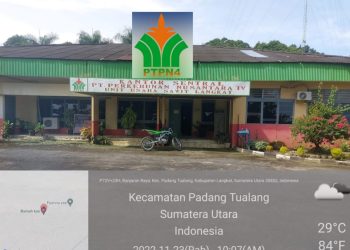 Kantor Unit PTPN IV Kebun Sawit Langkat Sumatera Utara (foto/mitrapolri.com)