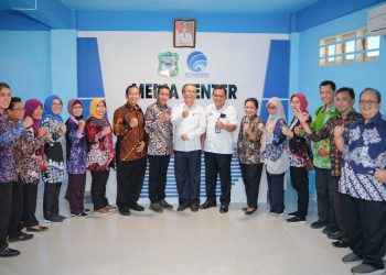 Kedatangan rombongan Pemkab Sleman disambut dr Susanti diwakili Asisten Administrasi Umum Setdako Pematang Siantar Drs Pardamean Silaen MSi