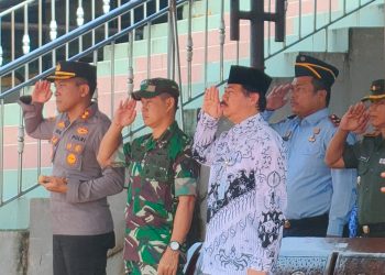 Upacara Peringatan HUT PGRI Ke-77 dan Hari Guru Nasional Tahun 2022 Tingkat Prov Bangka Belitung di Lapangan Atlek Pemkab Bangka Barat
