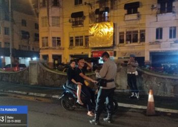 Personil Polresta Manado, Rabu (23/11/2022) Giat KRYD dilaksanakan di depan Polresta Manado