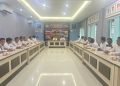 Puluhan Jajaran Kepolisian Polrestabes Palembang Polda Sumsel mengikuti Sosialisasi Perpol No. 8 tahun 2021 tentang Restorative Juctice