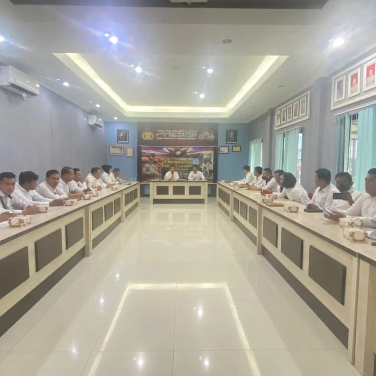 Puluhan Jajaran Kepolisian Polrestabes Palembang Polda Sumsel mengikuti Sosialisasi Perpol No. 8 tahun 2021 tentang Restorative Juctice