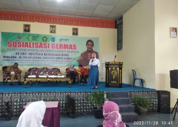 Gerakan Masyarakat Hidup Sehat (GERMAS) hari ini Senin (28/11/2022) telah di laksanakan sosialisasi Germas yang bekerjasama dengan Poltekes Kemenkes Palembang dan pemerintah Kabupaten Ogan Komering Ilir