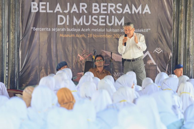 Dinas Kebudayaan dan Pariwisata (Disbudpar) Aceh melalui UPTD Museum Aceh menggelar kegiatan “Belajar Bersama di Museum"
