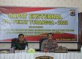 Polres Timor Tengah Selatan (TTS) gelar rapat Eksternal di aula PPKO Polres TTS