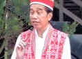 Presiden Jokowi, saat kunjungannya dihadapan Ribuan Suku Dayak di Kalimantan Barat