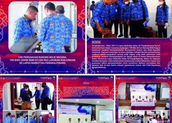 Lapas Narkotika Kelas IIA Pangkalpinang Kanwil Kemenkumham Babel menerima kunjungan TIM Biro Umum Barang Milik Negara Direktorat Jenderal Pemasyarakatan Kementerian Hukum dan HAM Republik Indonesia