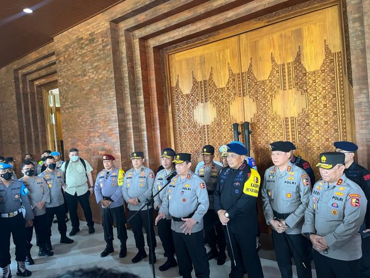 Kepolisian Republik Indonesia (Polri) kembali menggelar latihan pra Operasi Puri Agung 2022 dalam rangka pengamanan pelaksanaan presidensi KTT G20