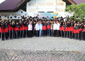 Pelepasan kontingen Aceh Utara untuk menuju Pidie