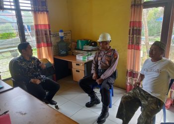 Personil Dit Samapta Polda Kaltim Ops Nusantara Mahakam gelar patroli di Dermaga dan Bangunan Jalan Tol Pulau Balang Kel. Pantai Lango Kec. Penajam