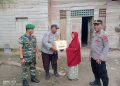 Polres Aceh Utara membagikan Bantuan Sosial kepada masyarakat janda miskin korban konflik diwilayah Kecamatan Paya Bakong