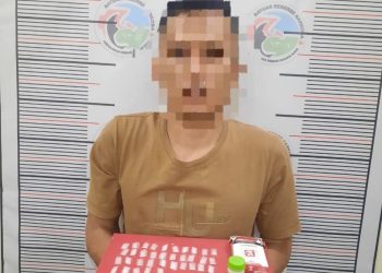 Pelaku AF (30) yang merupakan warga Gampong Suka Raja Kecamatan Darul Makmur