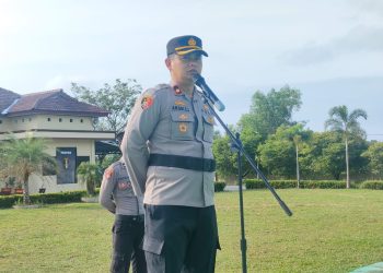 Polres Bangka Barat melaksanakan apel pagi rutin yang dilakukan anggota Polri dan aparatur sipil negara (ASN) Polri