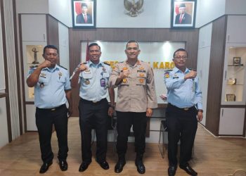 Kapolres Tanah Karo AKBP Ronny Nicolas Sidabutar, S.H, S.I.K, M.H terima Audiensi Karutan Kelas IIB Kabanjahe 
Chandra Syahputra Tarigan, (foto : Polres Tanah Karo)