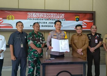 Polsubsektor Parit Tiga resmi dikukuhkan