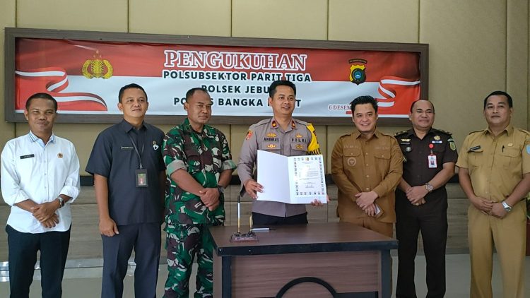 Polsubsektor Parit Tiga resmi dikukuhkan