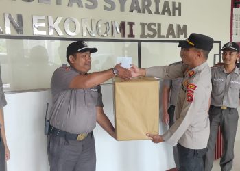 Sat Binmas Polres Aceh Barat lakukan pembinaan dan pengecekan satuan pengamanan (Satpam)