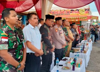 Kapolsek Banda Sakti, Iptu Faisal, SH menghadiri acara pembukaan Lhokseumawe Culinary Fiesta di komplek Terminal Tipe A Mon Geudong