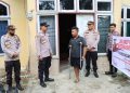 Polres Kuansing Polda Riau Memberi santunan kepada 4 Orang Penyandang Disabilitas di Kecamatan Kuantan Tengah