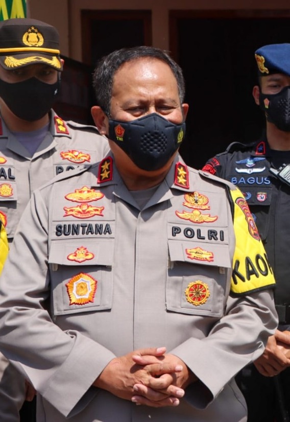 Kepala Kepolisian Daerah Jawa Barat Inspektur Jenderal Polisi Suntana