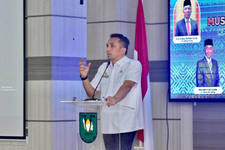 Musyawarah Kota (Mukota) II Kadin Kota Sabang, yang berlangsung di Aula Lantai IV Kantor Wali Kota Sabang