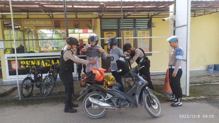Pengamanan di Markas Komando (Mako) Polres Ogan ilir khususnya Polsek Indralaya dan jajarannya