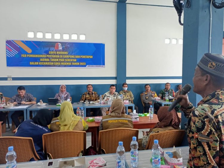 PJ Bupati Nagan Raya Fitriany Farhas menghadiri Cofe morning bersama masyarakat kecamatan Suka Makmue