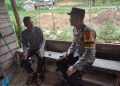 Bhabinkamtibmas dari Polsek jajaran Polres Aceh Barat rutin melaksanakan sambang pada desa binaannya