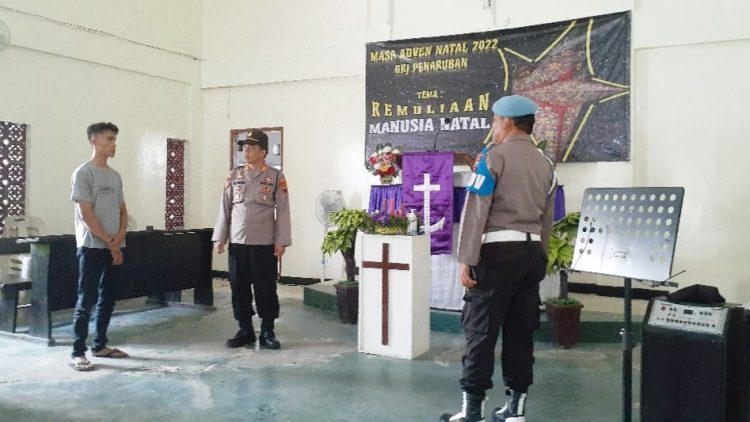 Polsek Kaligondang Polres Purbalingga mulai meningkatkan patroli dengan sasaran gereja di wilayah Kecamatan Kaligondang