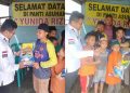 Direktorat Reserse Narkoba Polda Sumsel melaksanakan Anjangsana dan Tali Asih kepada saudara, anak dan adik adik Yatim Piatu di Panti Asuhan Yunida Rizki di kecamatan Jakabaring Kota Palembang