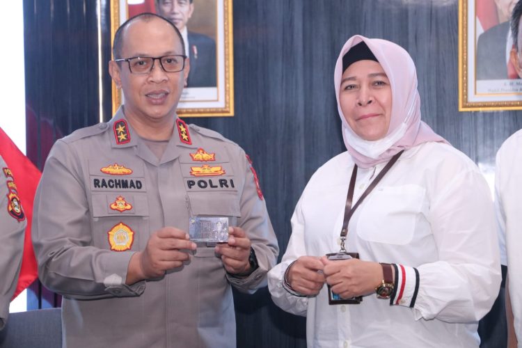 Kapolda Sumsel, Irjen Pol A Rachmad Wibowo SIK menerima audensi pimpinan BNI Wilayah 03 (PW 03), Hermita