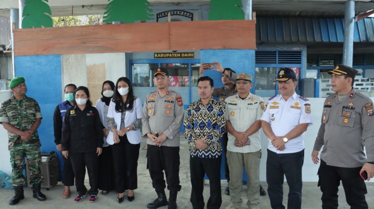 Polres Dairi Beserta Pemkab Dairi Mengelar Simulasi Ops lilin Toba 2022 pada pengamanan Nataru