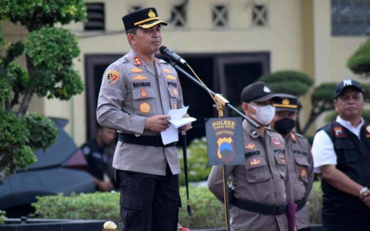 Kepolisian Resor Tegal Kota menggelar Apel Konsolidasi Kelompok Sadar Keamanan dan Ketertiban Masyarakat (Pokdarkamtibmas) Se Kota Tegal