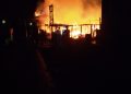 Lima unit rumah warga di Desa Talang Leban, Kecamatan Batang Hari Leko, Kabupaten Musi Banyuasin, ludes terbakar