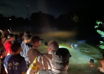 Korban tenggelam di Kolam Air PT. ITCI yaitu bekas kolam pompa air utk mess karyawan PT. ITCI