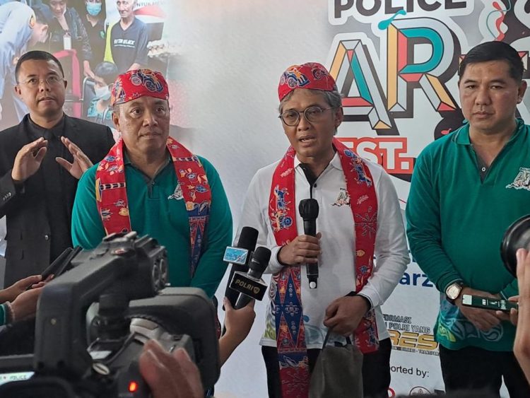 Kepolisian Republik Indonesia (Polri) menggelar Police Art Festival 2022 di Pusat Kesenian Jakarta Taman Ismail Marzuki (TIM), Jakarta Pusat