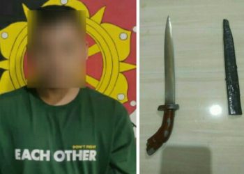 Seorang pria berinisial DW (22) diamankan Tim Resmob Polres Bitung