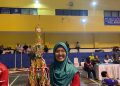Yesi Repti Ananda Atlet asal Pekon Belu Kecamatan Kotaagung Barat Kabupaten Tanggamus Lampung peraih medali emas dalam rangka Porprov Lampung IX Tahun 2022