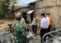 Kebakaran diduga gudang tempat penyimpanan BBM Ilegal minyak mentah olahan jenis pertalite di Dusun 3 Desa Cinta Kasih Kecamatan Belimbing